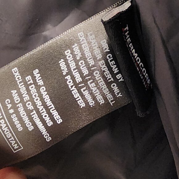 Leather puffer jacket Bod & Christensen M - Picture 4 of 9